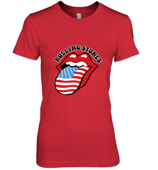 Mens The Rolling Stones USA Tongue Women's Premium T-Shirt Women's Premium T-Shirt - belovedtshirt