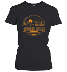 Vintage Lynchburg, Virginia Mountain Hiking Souvenir Print Women's T-Shirt