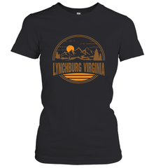Vintage Lynchburg, Virginia Mountain Hiking Souvenir Print Women's T-Shirt Women's T-Shirt - belovedtshirt