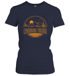 Vintage Lynchburg, Virginia Mountain Hiking Souvenir Print Women's T-Shirt