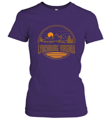 Vintage Lynchburg, Virginia Mountain Hiking Souvenir Print Women's T-Shirt Women's T-Shirt - belovedtshirt
