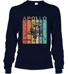 Retro Apollo 11 50th Anniversary Moon Landing 1969 2019 Long Sleeve T-Shirt