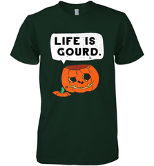 Funny Life Is Gourd Halloween Trick Or Treat Pumpkin Men's Premium T-Shirt Men's Premium T-Shirt - belovedtshirt