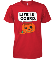 Funny Life Is Gourd Halloween Trick Or Treat Pumpkin Men's Premium T-Shirt Men's Premium T-Shirt - belovedtshirt