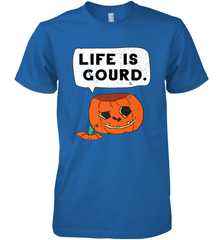 Funny Life Is Gourd Halloween Trick Or Treat Pumpkin Men's Premium T-Shirt Men's Premium T-Shirt - belovedtshirt