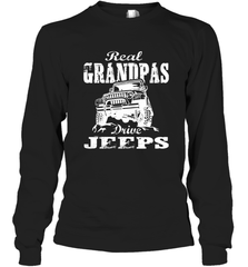 Funny Gift Papa Real Granddpas Drive Long Sleeve T-Shirt Long Sleeve T-Shirt - belovedtshirt