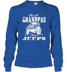 Funny Gift Papa Real Granddpas Drive Long Sleeve T-Shirt Long Sleeve T-Shirt - belovedtshirt