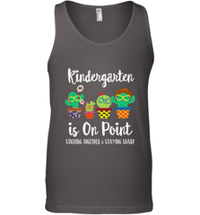 Kindergarten is on point, 1st day of school cactus teacher Men's Tank Top Men's Tank Top - belovedtshirt