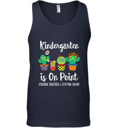 Kindergarten is on point, 1st day of school cactus teacher Men's Tank Top