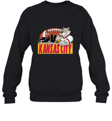 NFL Kansas City Football Logo Skyline Cityscape Crewneck Sweatshirt