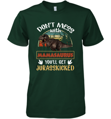 Dont mess with Mamasaurus Men's Premium T-Shirt Men's Premium T-Shirt - belovedtshirt