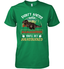 Dont mess with Mamasaurus Men's Premium T-Shirt Men's Premium T-Shirt - belovedtshirt