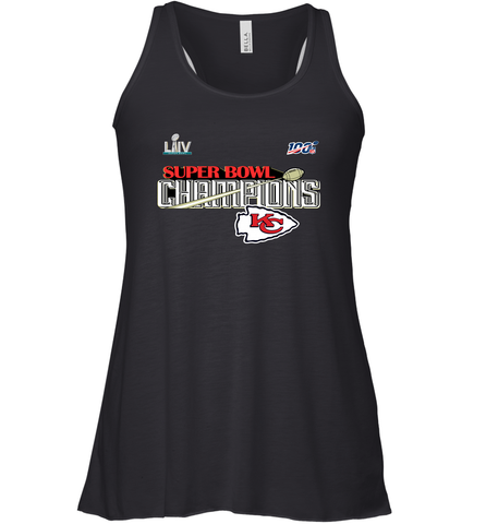 Youth Kansas City Chiefs NFL Pro Line by Fanatics Super Bowl LIV Champions Trophy Women's Racerback Tank Women's Racerback Tank / Black / XS Women's Racerback Tank - belovedtshirt
