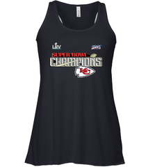Youth Kansas City Chiefs NFL Pro Line by Fanatics Super Bowl LIV Champions Trophy Women's Racerback Tank Women's Racerback Tank - belovedtshirt