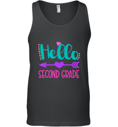 Hello Second Grade 2nd Grade Teachers Students Gift Men's Tank Top
