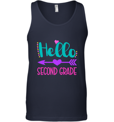 Hello Second Grade 2nd Grade Teachers Students Gift Men's Tank Top