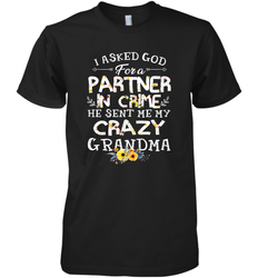 Crazy Grandma Partner in Crime design Men's Premium T-Shirt