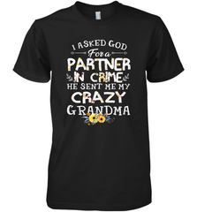 Crazy Grandma Partner in Crime design Men's Premium T-Shirt Men's Premium T-Shirt - belovedtshirt