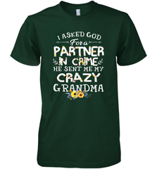 Crazy Grandma Partner in Crime design Men's Premium T-Shirt Men's Premium T-Shirt - belovedtshirt