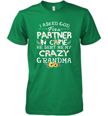 Crazy Grandma Partner in Crime design Men's Premium T-Shirt Men's Premium T-Shirt - belovedtshirt