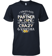 Crazy Grandma Partner in Crime design Men's Premium T-Shirt Men's Premium T-Shirt - belovedtshirt