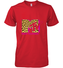 MTV Logo Leopard Print Men's Premium T-Shirt Men's Premium T-Shirt - belovedtshirt