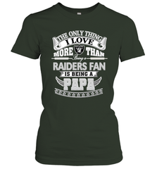 NFL The Only Thing I Love More Than Being A Oakland Raiders Fan Is Being A Papa Football Women's T-Shirt Women's T-Shirt - belovedtshirt