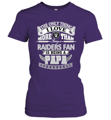 NFL The Only Thing I Love More Than Being A Oakland Raiders Fan Is Being A Papa Football Women's T-Shirt Women's T-Shirt - belovedtshirt