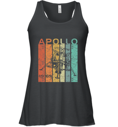 Retro Apollo 11 50th Anniversary Moon Landing 1969 2019 Women's Racerback Tank