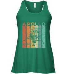 Retro Apollo 11 50th Anniversary Moon Landing 1969 2019 Women's Racerback Tank Women's Racerback Tank - belovedtshirt