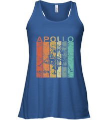 Retro Apollo 11 50th Anniversary Moon Landing 1969 2019 Women's Racerback Tank Women's Racerback Tank - belovedtshirt