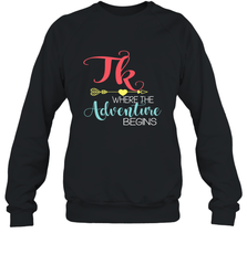 TK Transitional Kindergarten Where The Adventure Begins Crewneck Sweatshirt Crewneck Sweatshirt - belovedtshirt
