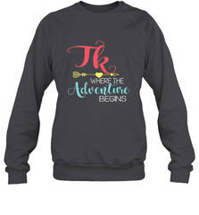 TK Transitional Kindergarten Where The Adventure Begins Crewneck Sweatshirt Crewneck Sweatshirt - belovedtshirt