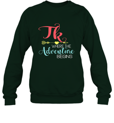 TK Transitional Kindergarten Where The Adventure Begins Crewneck Sweatshirt Crewneck Sweatshirt - belovedtshirt