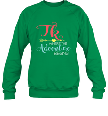 TK Transitional Kindergarten Where The Adventure Begins Crewneck Sweatshirt Crewneck Sweatshirt - belovedtshirt