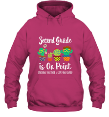 2nd Grade is on point, 1st day of school cactus teacher gift Hooded Sweatshirt Hooded Sweatshirt - belovedtshirt