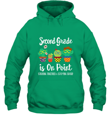 2nd Grade is on point, 1st day of school cactus teacher gift Hooded Sweatshirt Hooded Sweatshirt - belovedtshirt