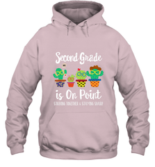 2nd Grade is on point, 1st day of school cactus teacher gift Hooded Sweatshirt Hooded Sweatshirt - belovedtshirt