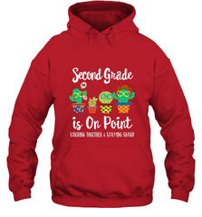 2nd Grade is on point, 1st day of school cactus teacher gift Hooded Sweatshirt Hooded Sweatshirt - belovedtshirt