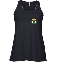 NFL Green Bay Packers Logo Champion Crown 1 Women's Racerback Tank Women's Racerback Tank - belovedtshirt