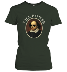 William Shakespeare Will Power Shirt Art Positive Quote Women's T-Shirt Women's T-Shirt - belovedtshirt