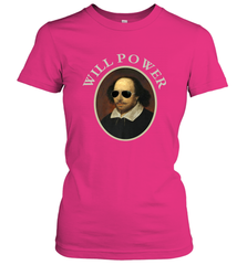 William Shakespeare Will Power Shirt Art Positive Quote Women's T-Shirt Women's T-Shirt - belovedtshirt