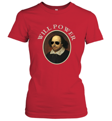 William Shakespeare Will Power Shirt Art Positive Quote Women's T-Shirt Women's T-Shirt - belovedtshirt