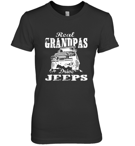Funny Gift Papa Real Granddpas Drive Women's Premium T-Shirt Women's Premium T-Shirt / Black / XS Women's Premium T-Shirt - belovedtshirt