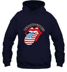 Mens The Rolling Stones USA Tongue Hooded Sweatshirt