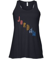 Vintage Jordan t shirt with Skyscarper Jordan Women's Racerback Tank Women's Racerback Tank - belovedtshirt