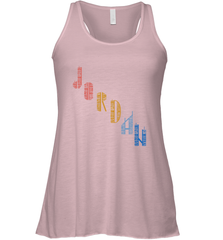 Vintage Jordan t shirt with Skyscarper Jordan Women's Racerback Tank Women's Racerback Tank - belovedtshirt