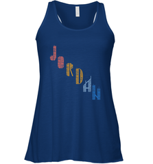 Vintage Jordan t shirt with Skyscarper Jordan Women's Racerback Tank Women's Racerback Tank - belovedtshirt