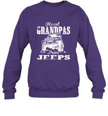 Funny Gift Papa Real Granddpas Drive Crewneck Sweatshirt Crewneck Sweatshirt - belovedtshirt