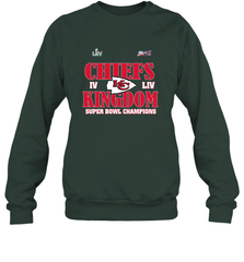 NFL Kansas City Chiefs Logo super bowl champions IV LIV Crewneck Sweatshirt Crewneck Sweatshirt - belovedtshirt